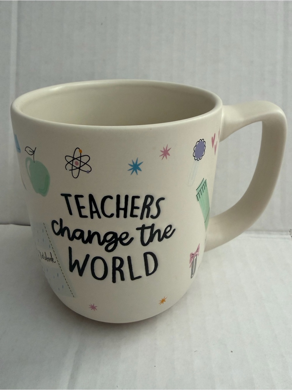 Sunday Morning Ceramics Teachers Change the World Ceramic Mug